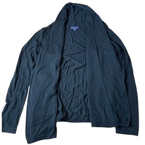 Gap Black Open Front Hooded Cardigan Sweater - Small